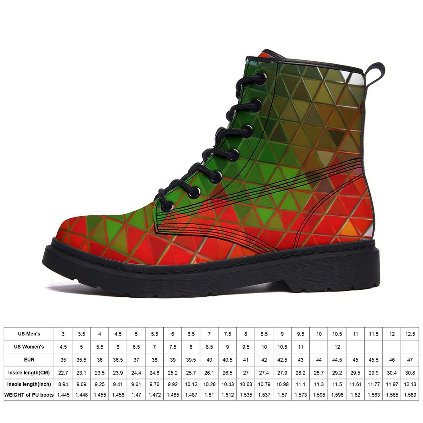 GLASS PRISM Unisex Plush Fur Boots