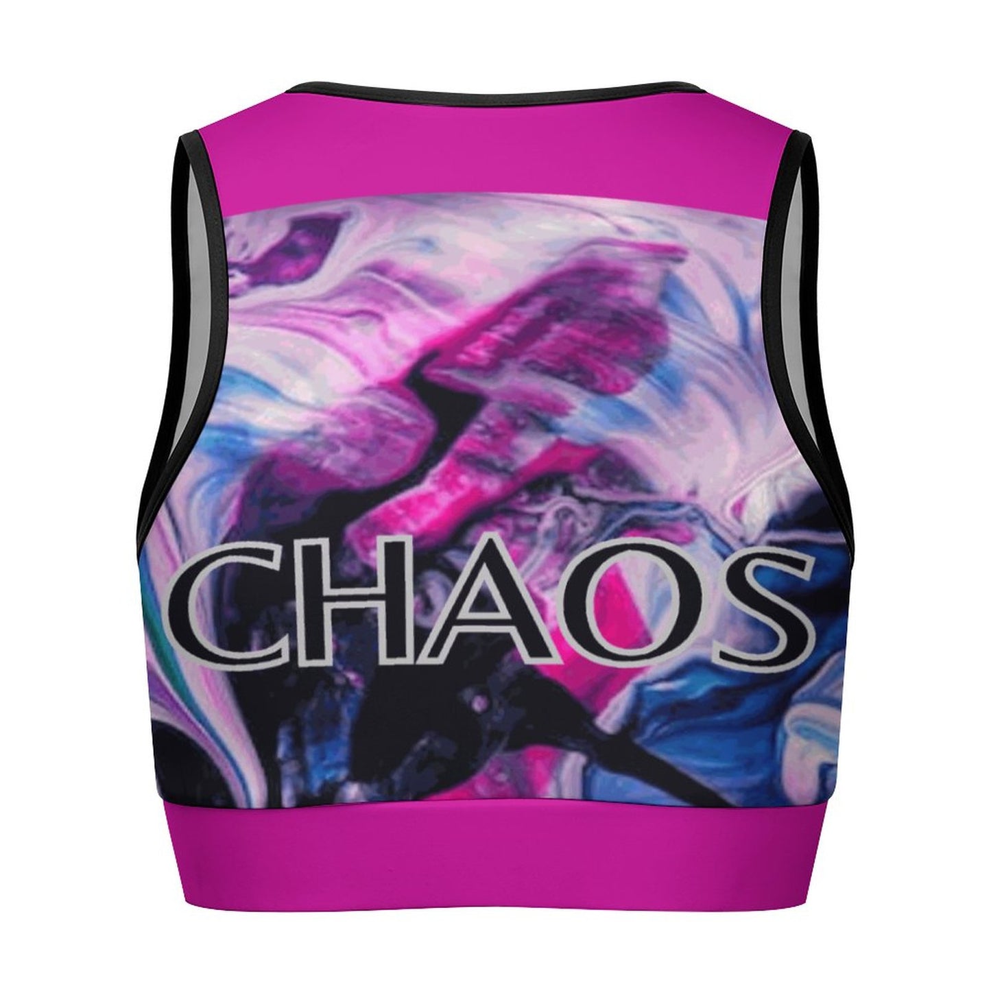 CHAOS Yoga Tank Top (pink)-SMALL-2XL