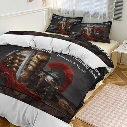 3-Piece Bedding Set-90"x90"/ 229x229cm (Dual-sided Printing)