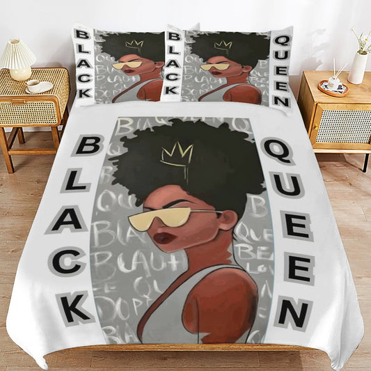 3-Piece Bedding Set-86"×70"/ 218×177cm (Dual-sideded Printing)-TWIN/TWIN XL