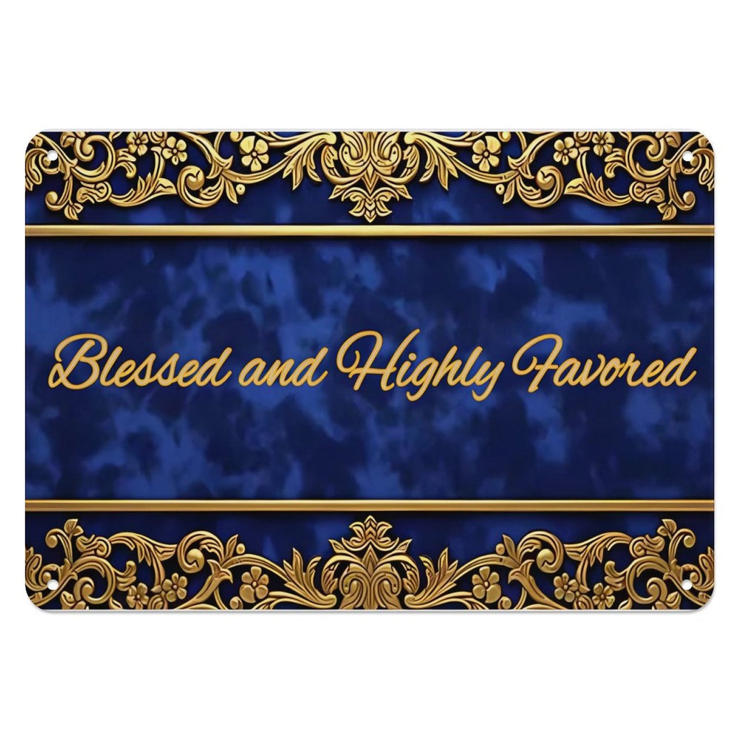 Horizontal Personalized Metal Wall Art Tin Sign-5.5"x7.9"/14x20cm
