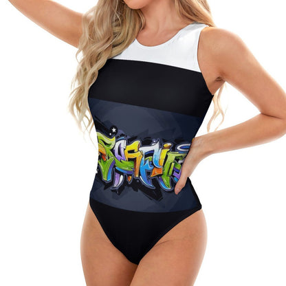 COLORFUL GRAFFITI Tank Top Bodysuit