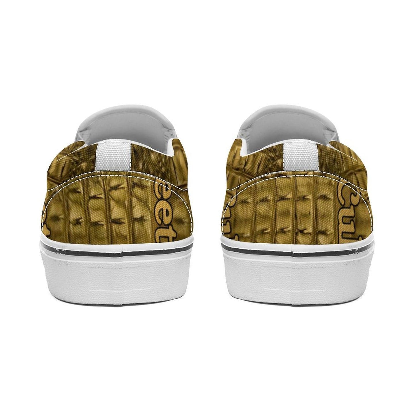 Printed Slip-on Canvas Shoes  for Teenagers and Adults