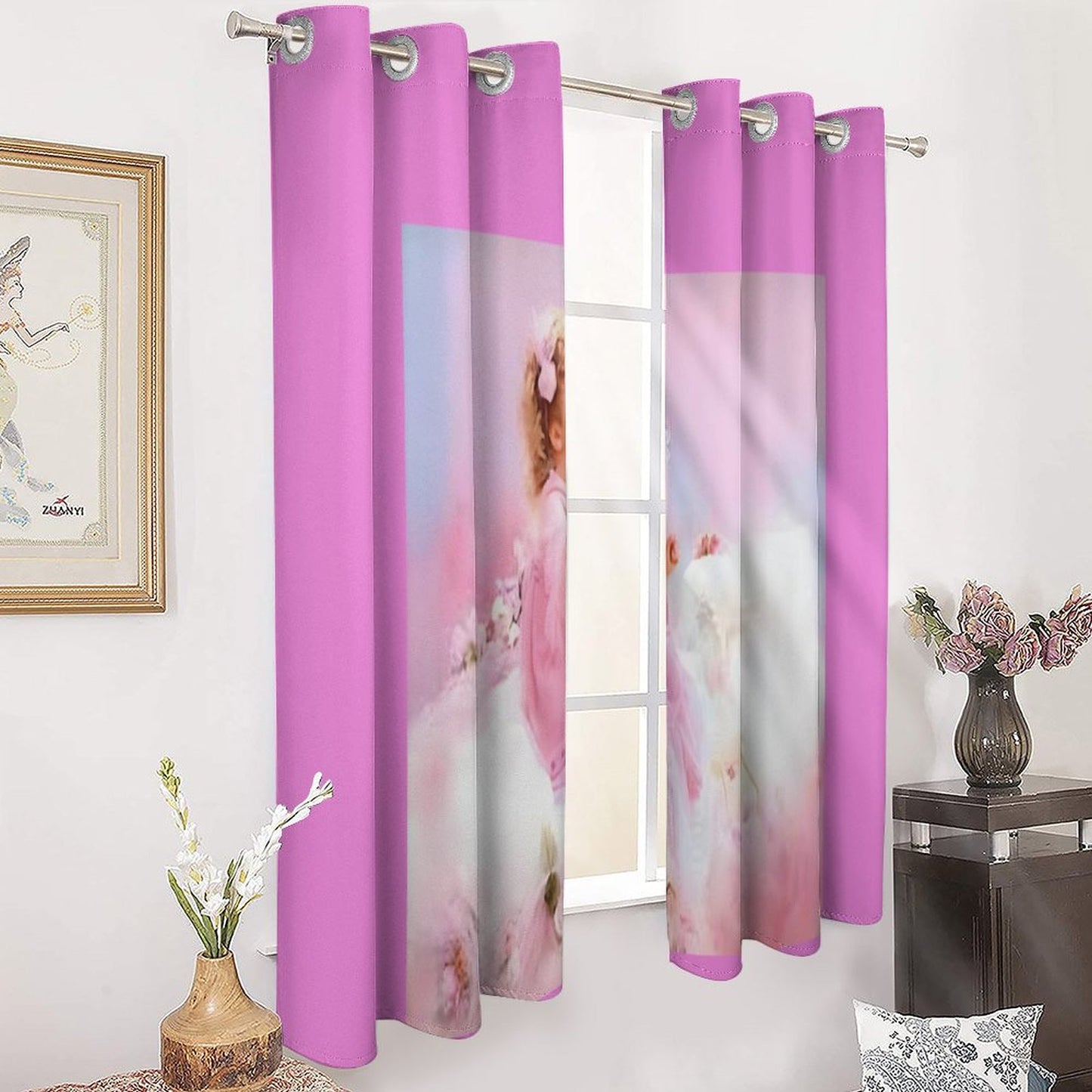 Grommet Curtain-52"x72"/ 132x183cm