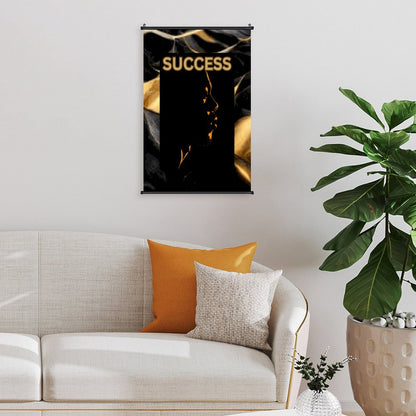 Canvas Hanging Poster with Scrolls-16"x24"/ 40x60cm