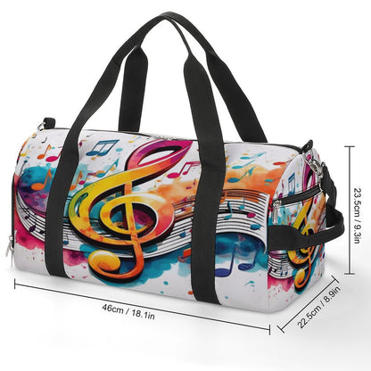 MUSIC GRAFFITI Oxford Gym Duffle Bag