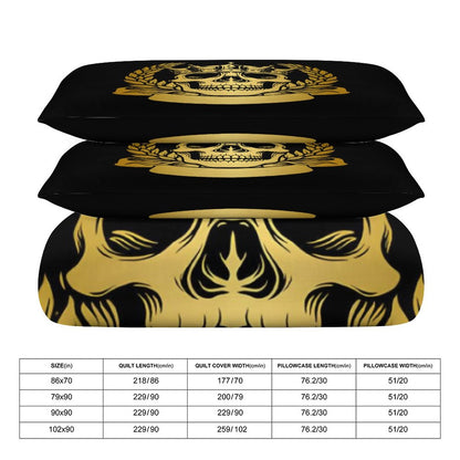 3-Piece Bedding Set-102"x90"/ 259x229cm (Dual-sided Printing)