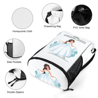 Waffle Cloth Drawstring Bag