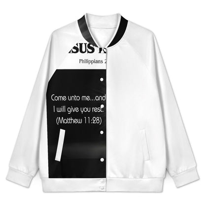 180gsm Women's Baseball Jacket(All-Over Printing)