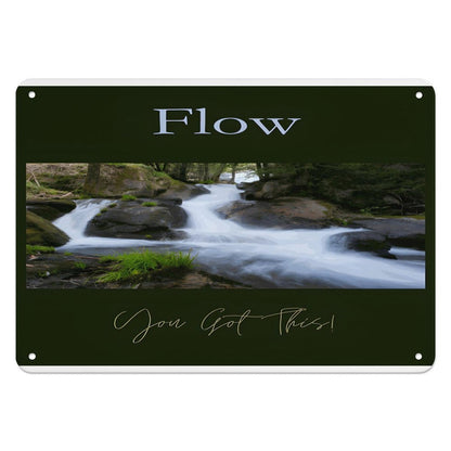 Horizontal Personalized Metal Wall Art Tin Sign-5.5"x7.9"/14x20cm