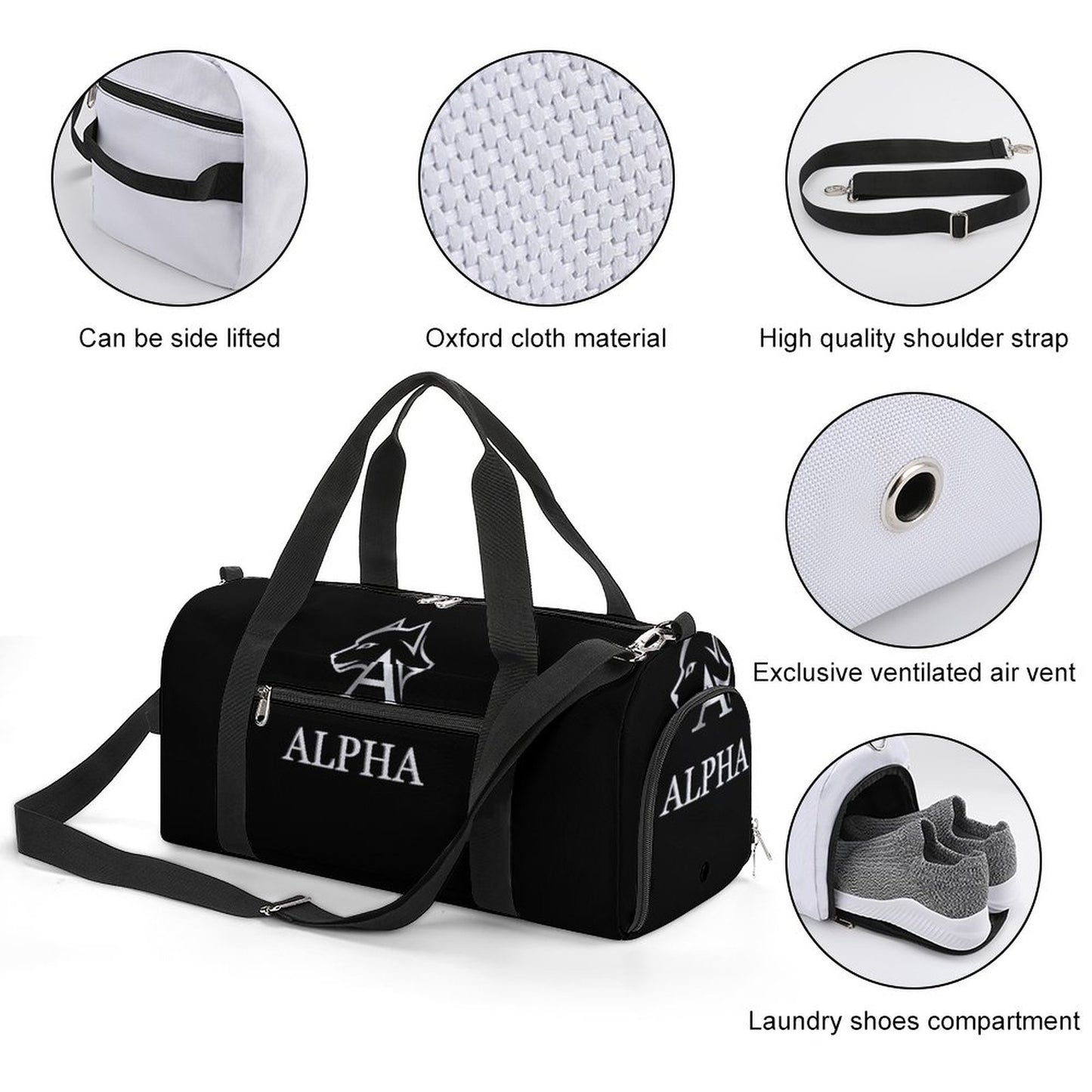 Gym bag A017 Large Capacity Sports Duffel