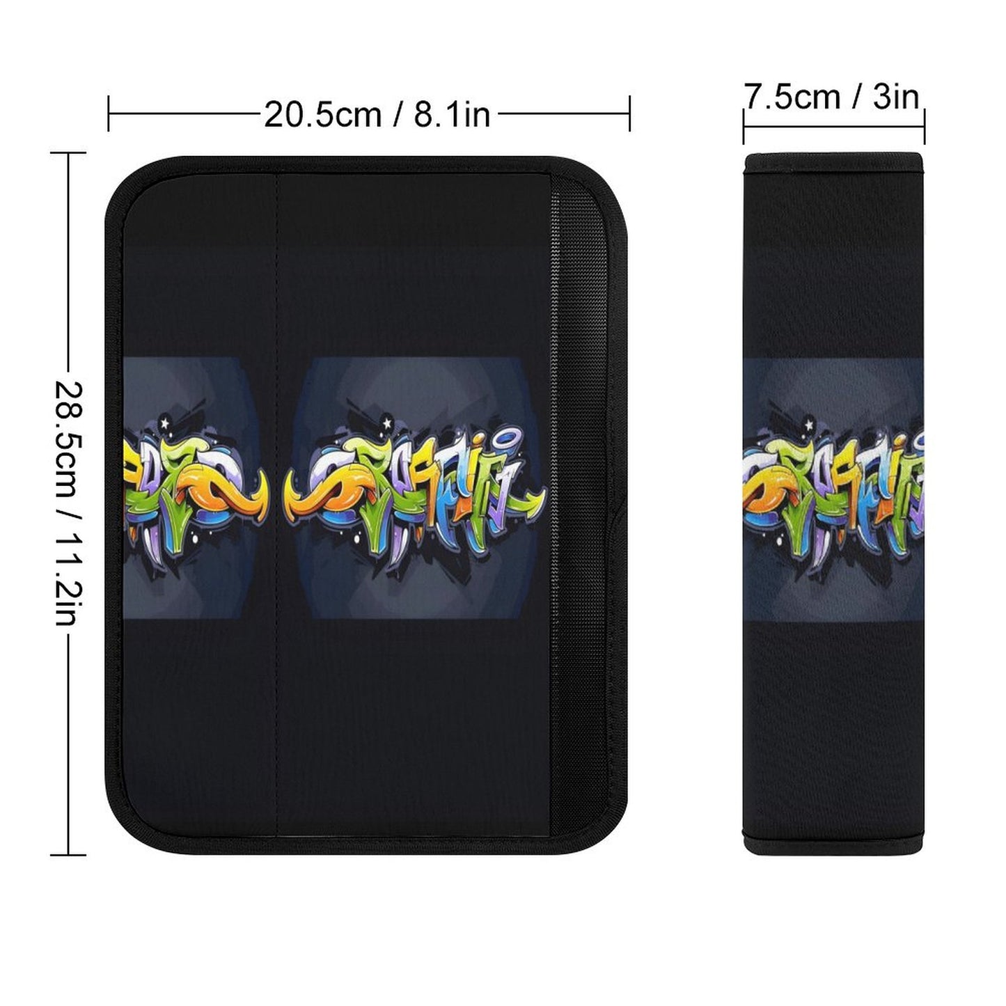 Car Seat Belt Shoulder Pad-GRAFFITI