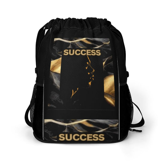 Waffle Cloth Drawstring Bag