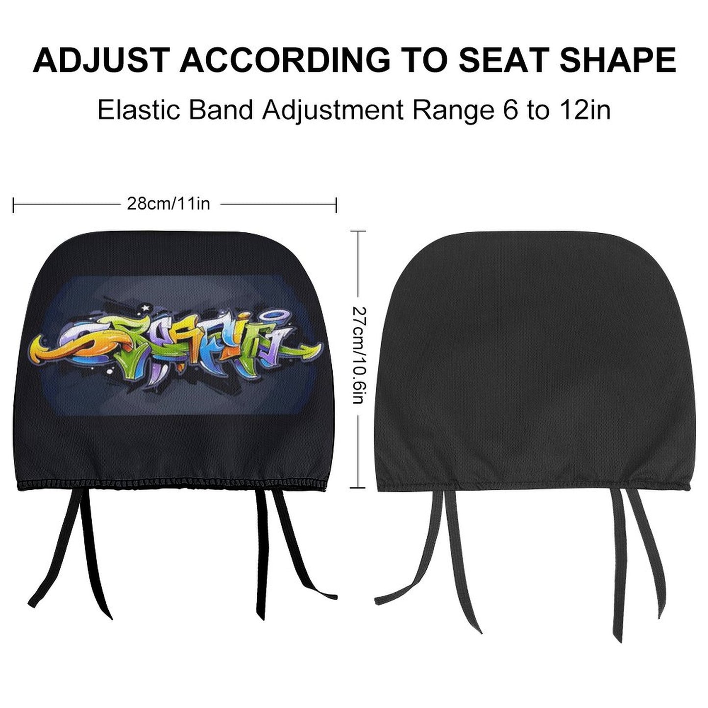 Custom Car Headrest Covers