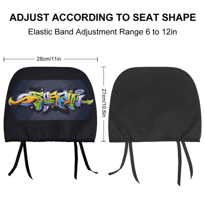 Custom Car Headrest Covers