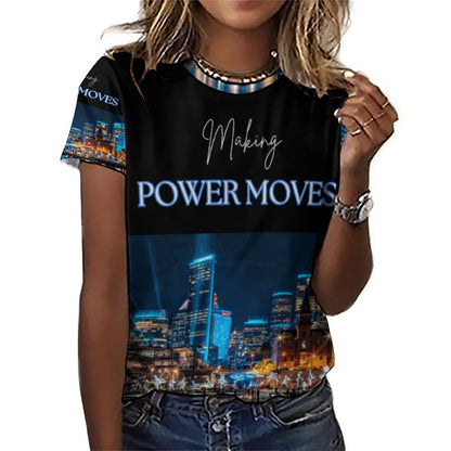 MAKING POWER MOVES T-Shirt-SMALL-6XL