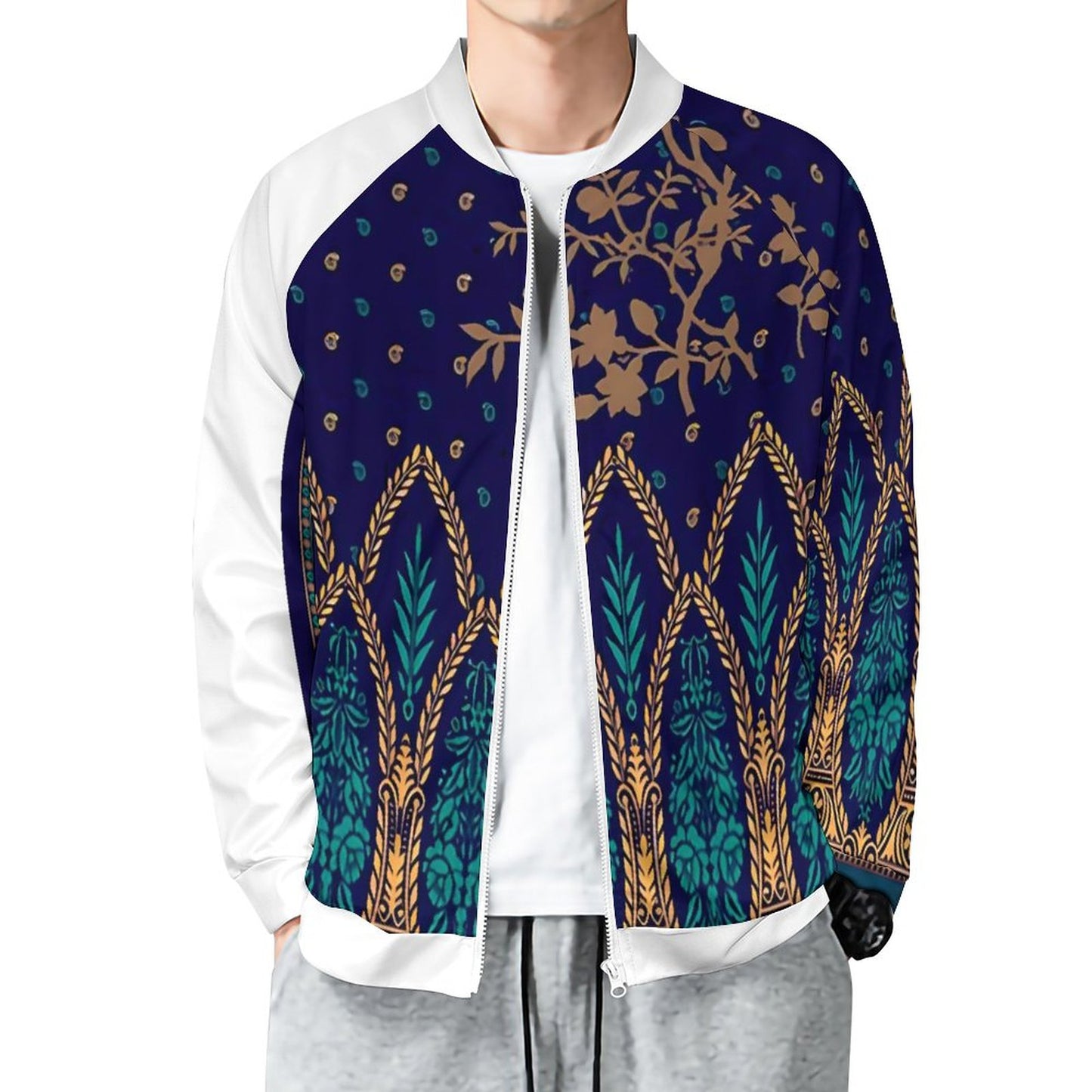 Raglan Zip-up Shirt WY10 (All-Over Printing)