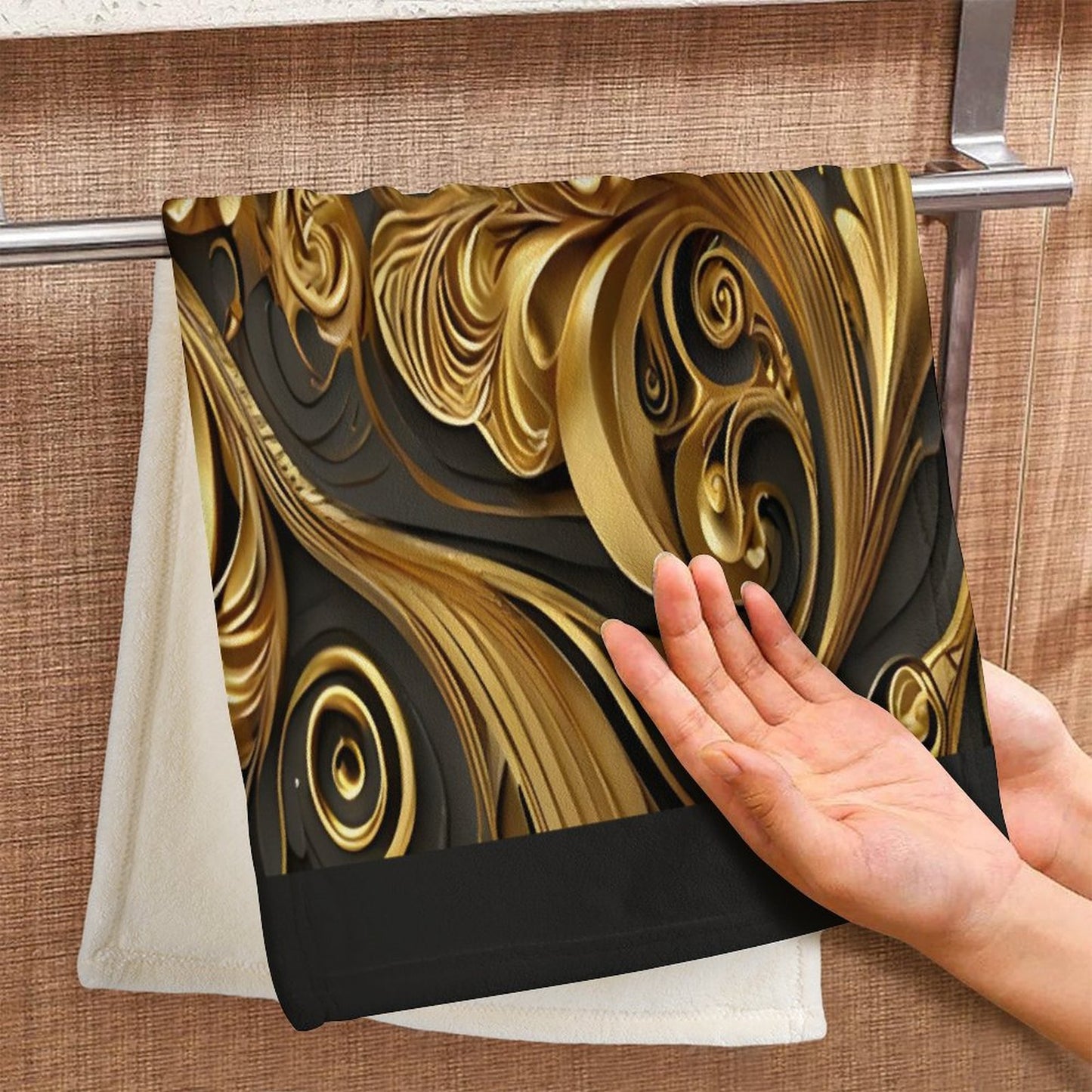 Coral Velvet Towel