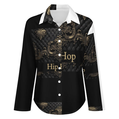 Women's Irregular Shirt B648 (All-Over Printing)