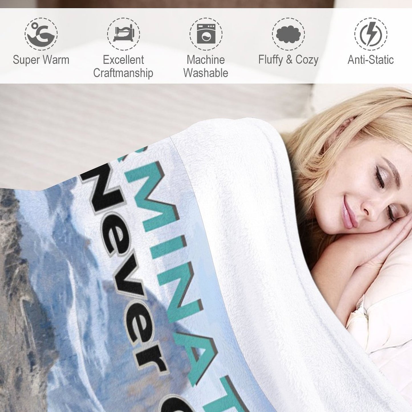 280gsm Flannel Blanket-40"x50" (Dual-sided Printing)