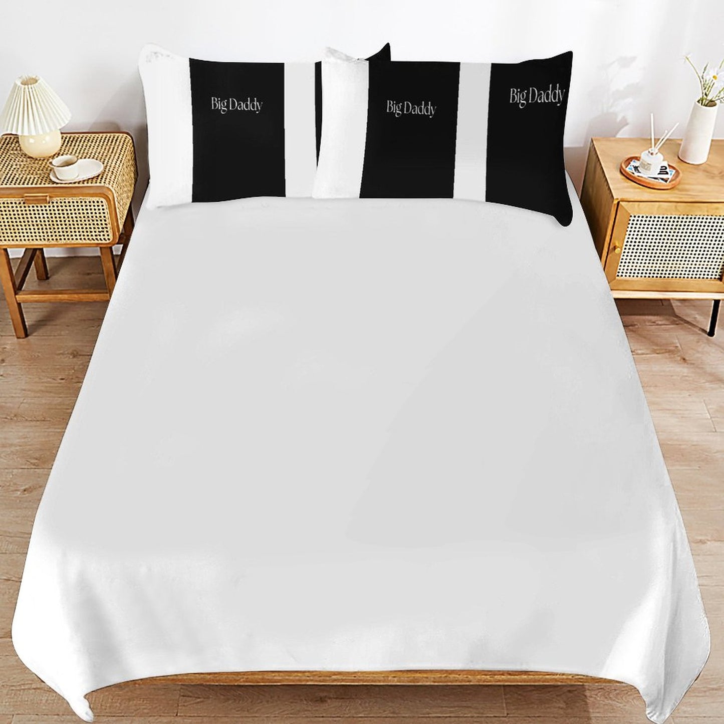 3-Piece Bedding Set-90"x90"/ 229x229cm (Dual-sided Printing)