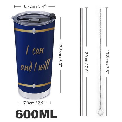 Car Travel Mug Set with Cleaning Kit (590ml/20oz)