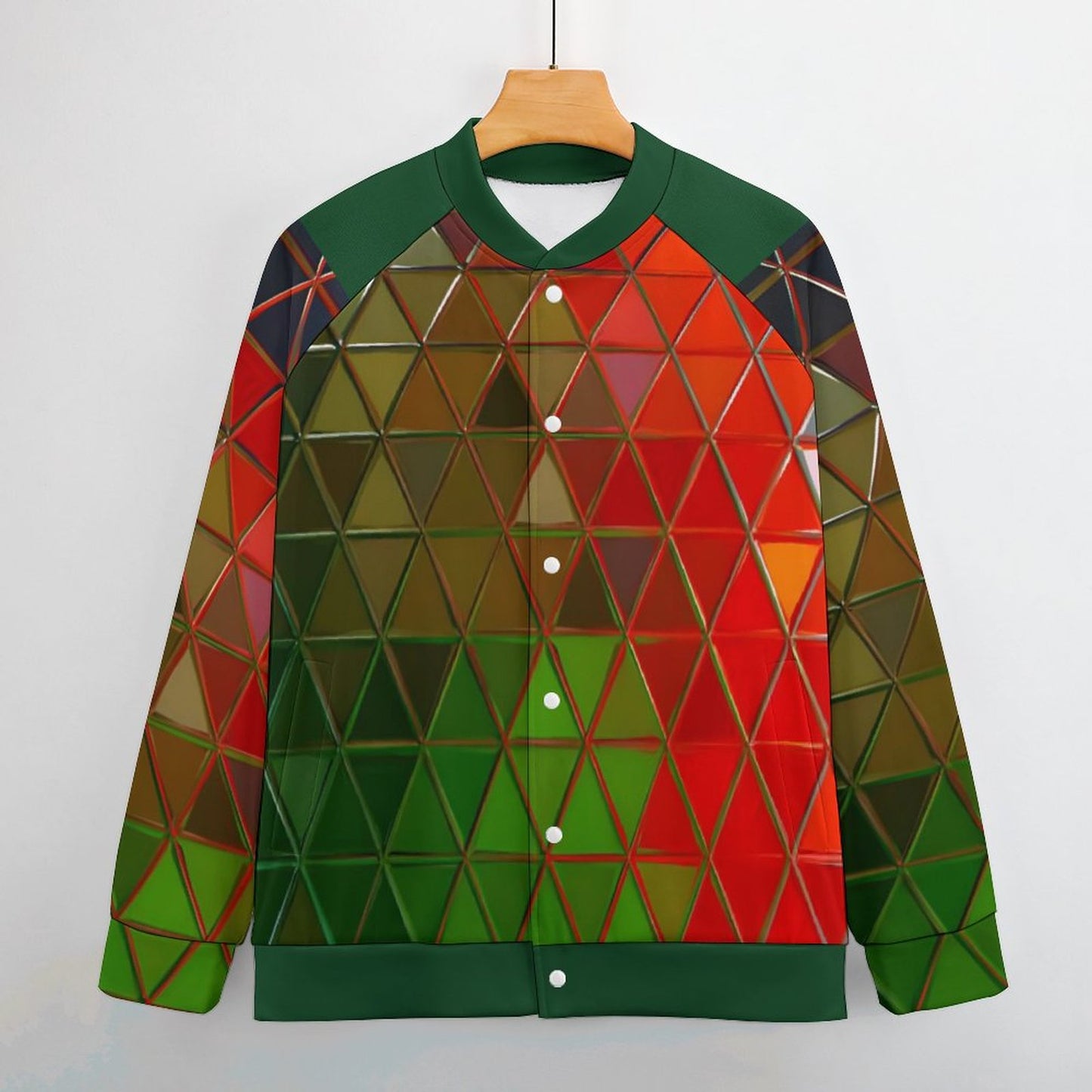 GLASS PRISM Men's Baseball Jacket-2XS-6XL