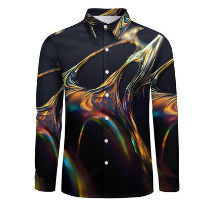 Men's Long Sleeve Shirt with Pocket LS (All-Over Printing)