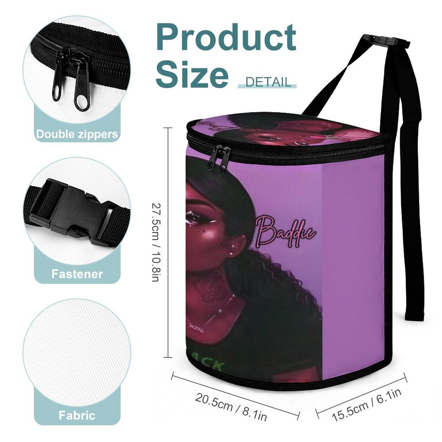 Collapsible Car Trash Bin