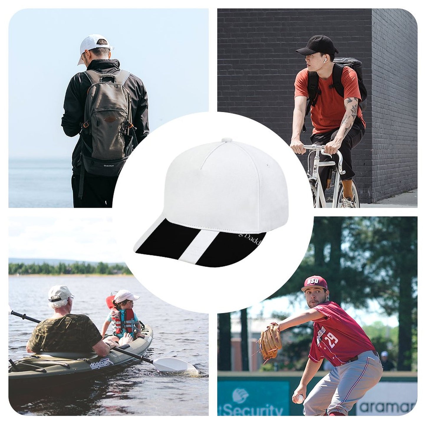 Bent Fitted Cap (All-Over Printing)