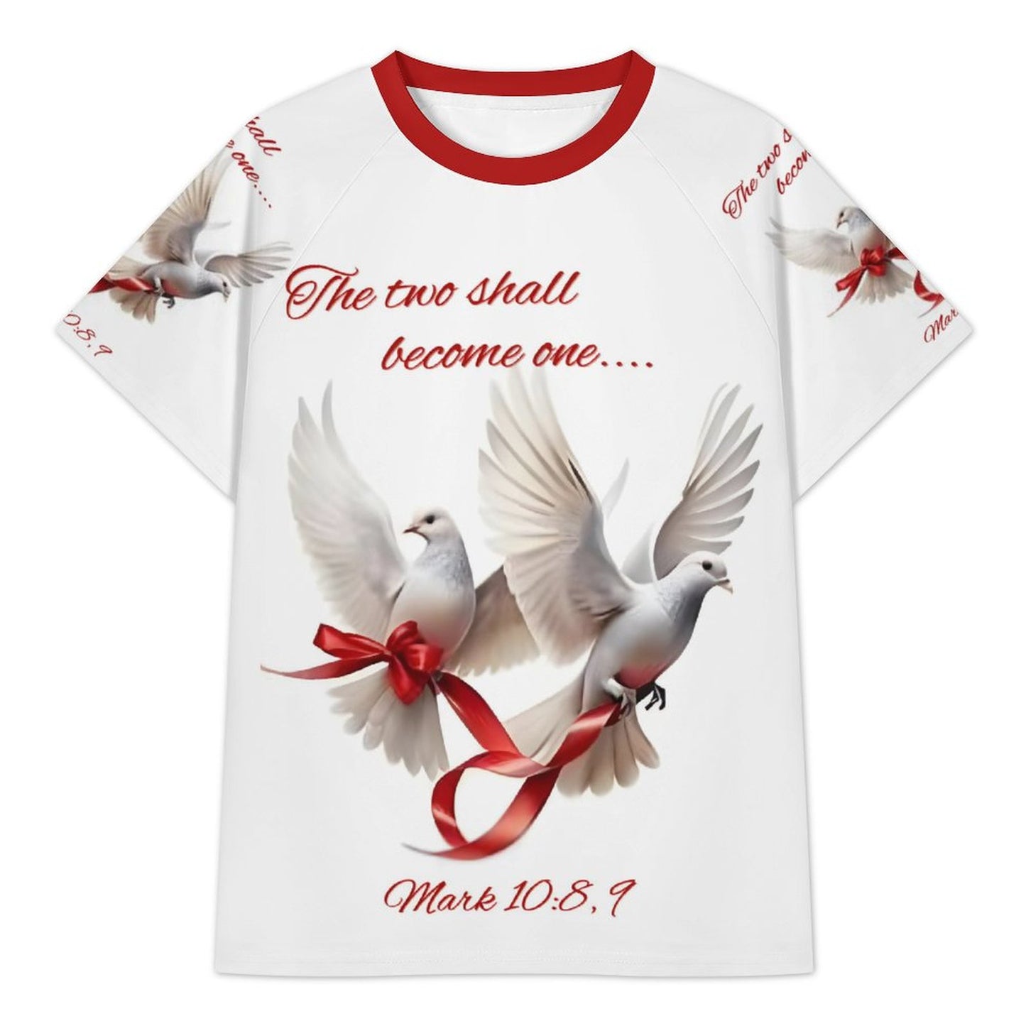 180gsm Women's Raglan T-shirt(All-Over Printing)