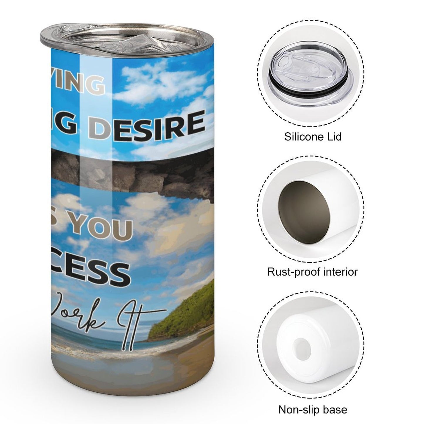 Insulated Drinking Cups with Lids