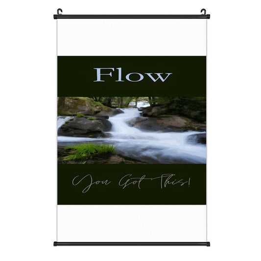 Canvas Hanging Poster with Scrolls-16"x24"/ 40x60cm