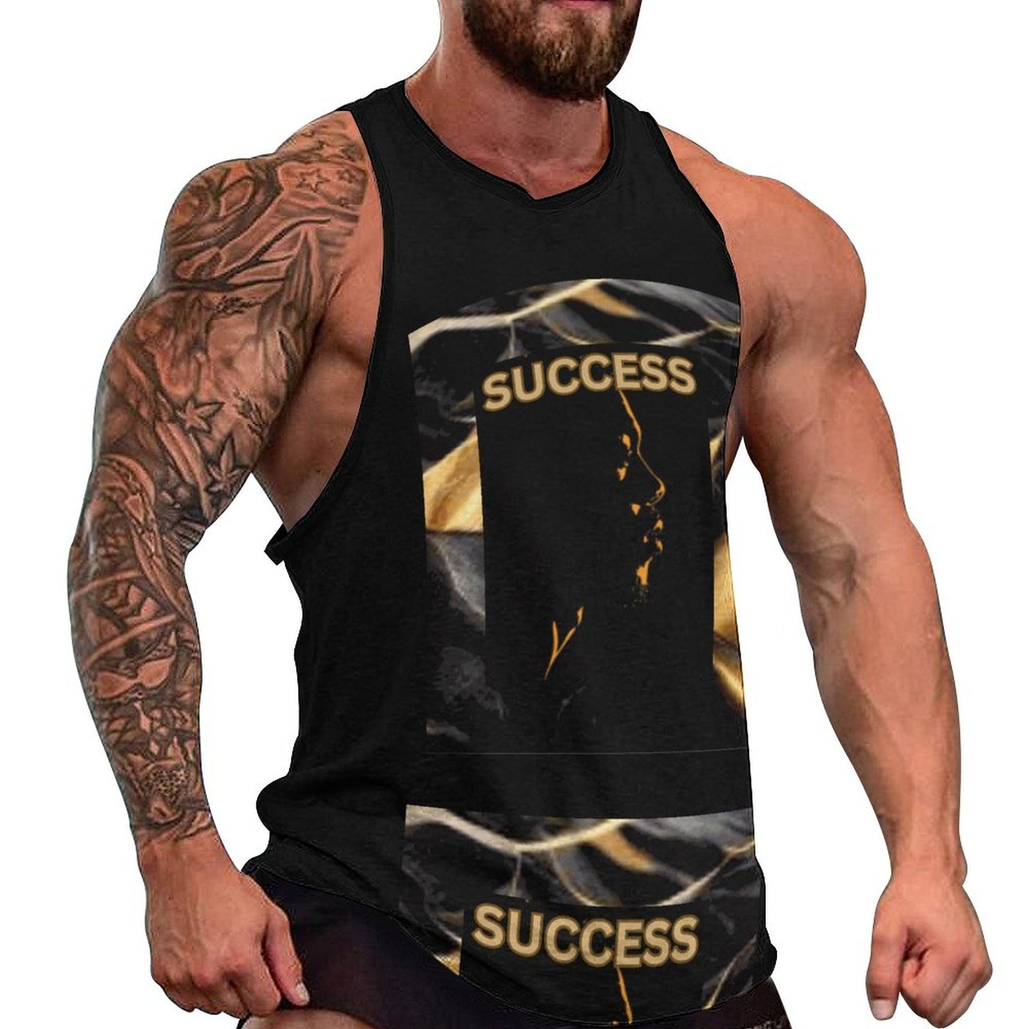 Men's Next Level Tank Top BKREV1 (All-Over Printing)
