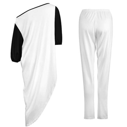 Diagonal Shoulder Two Piece Set VTZ (All-Over Printing)
