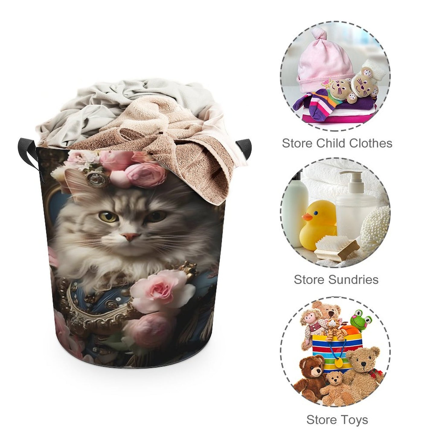 Oxford Collapsible Laundry Basket