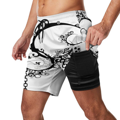 Men's Beach Shorts with 4 Pockets