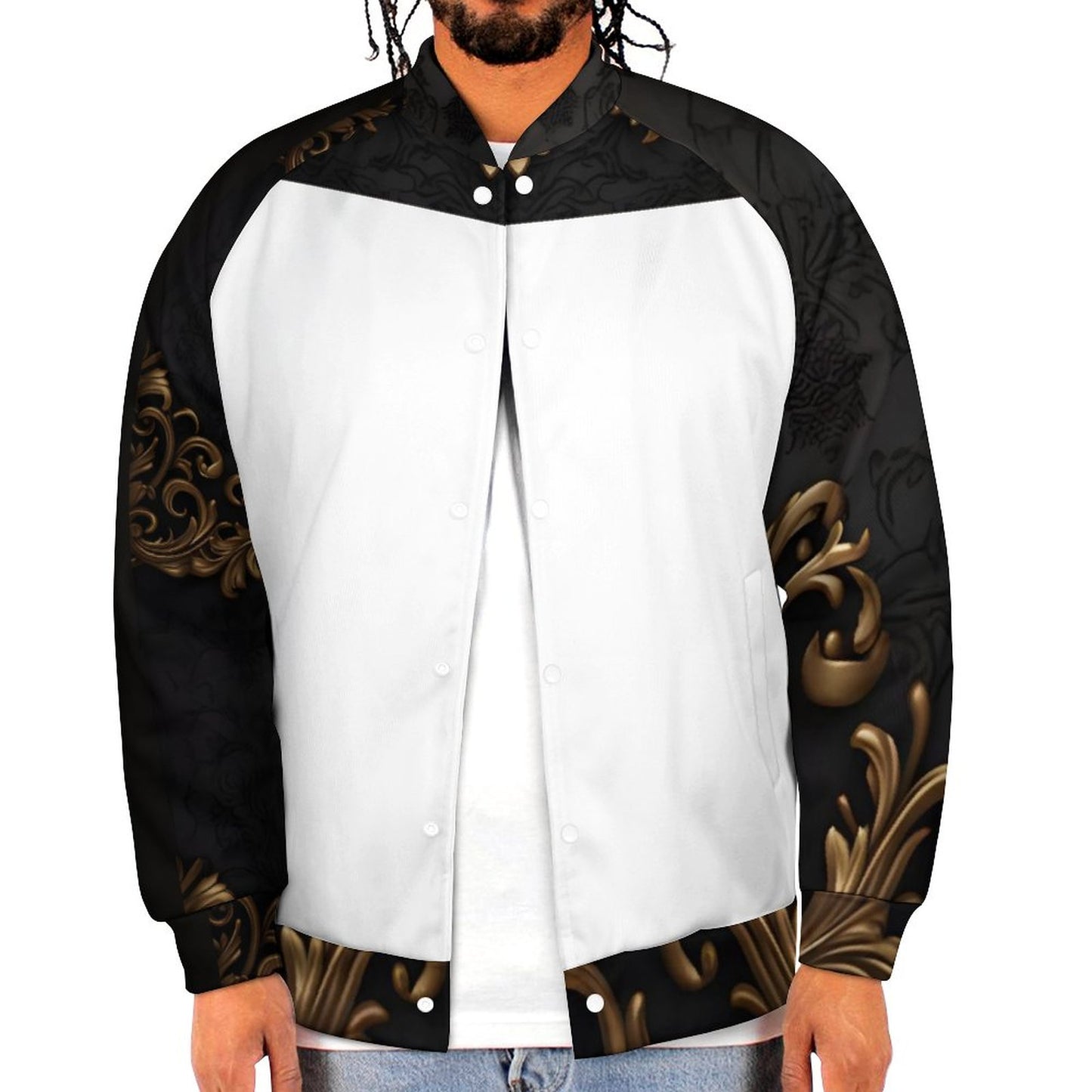 Men's Baseball Jacket (All-Over Printing)