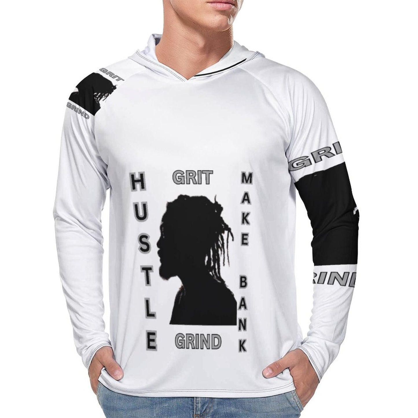Men's Long Sleeve Hoodie NZ145 (All-Over Printing)