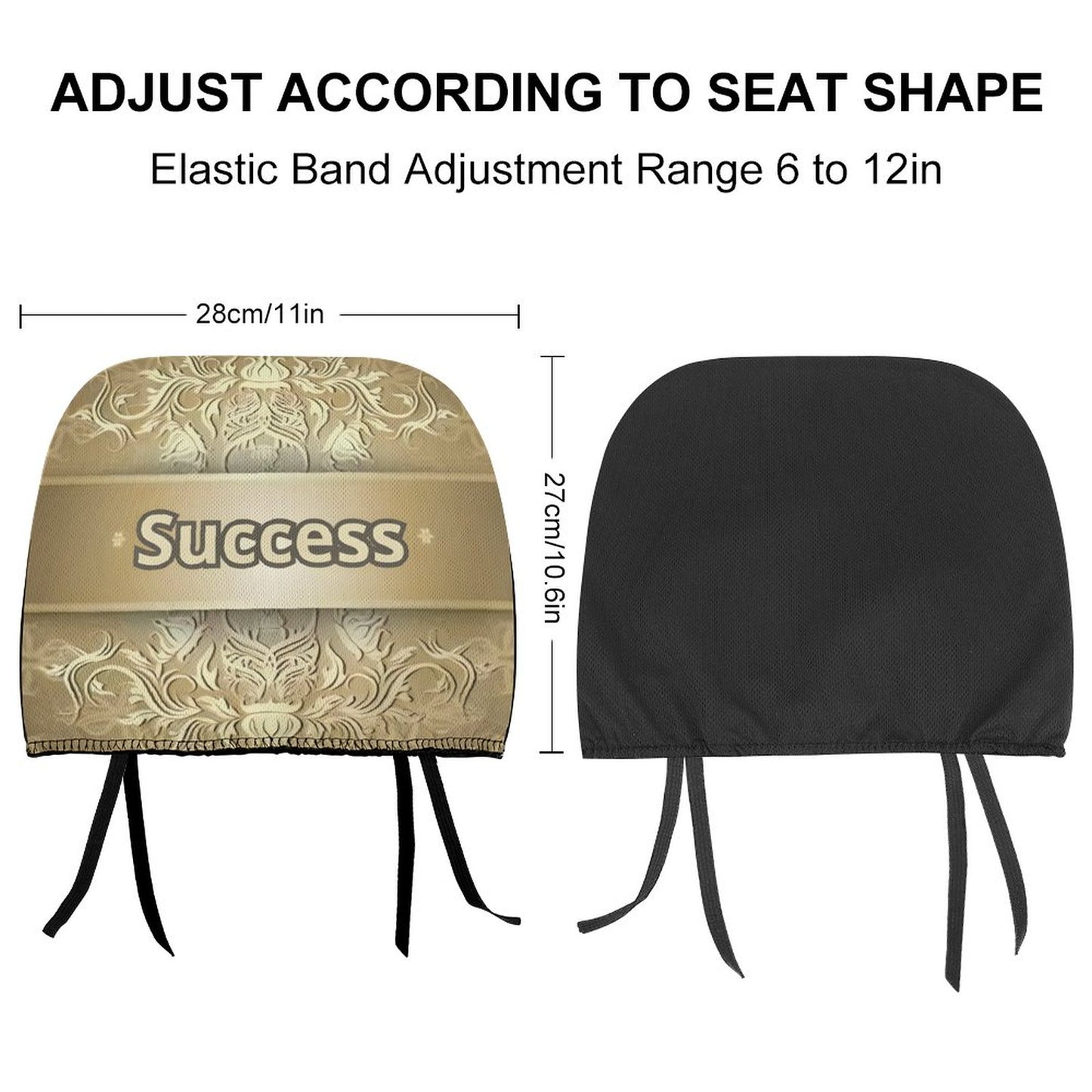 Custom Car Headrest Covers
