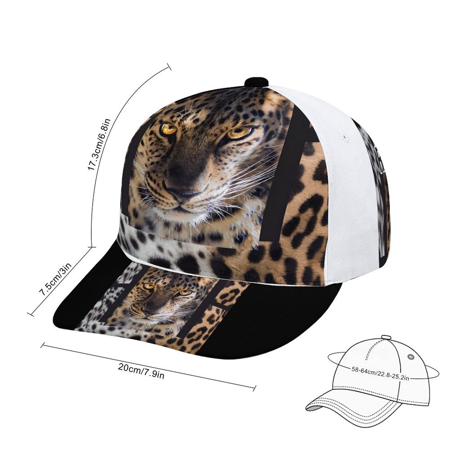 Bent Fitted Cap (All-Over Printing)