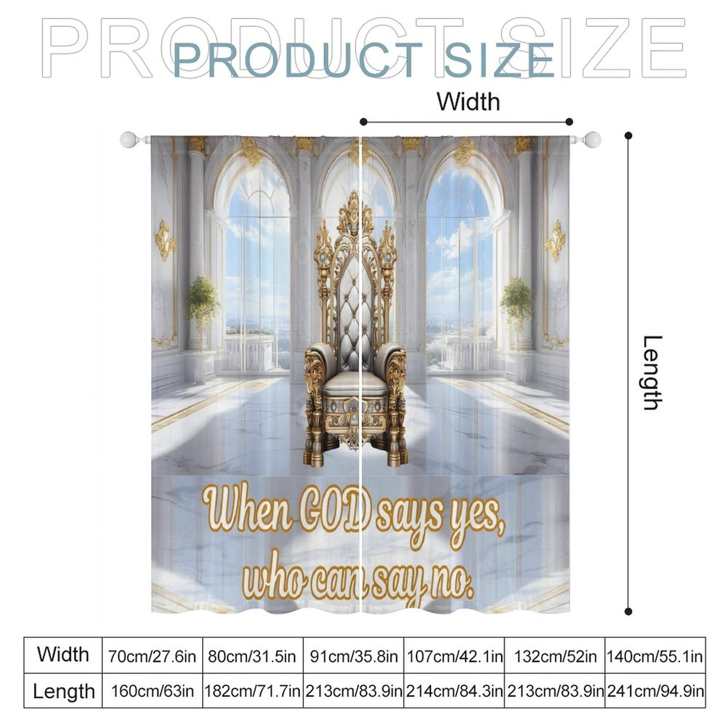 Sheer Curtain(All-Over Printing)