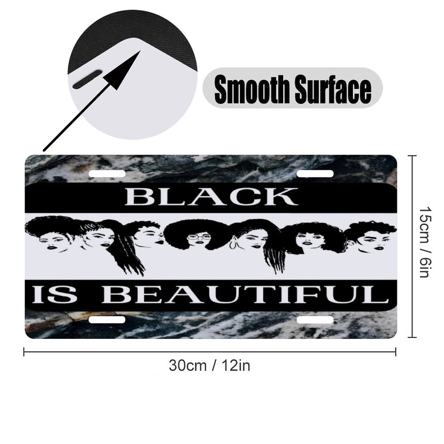 Car License Plate-11.8”x5.9”