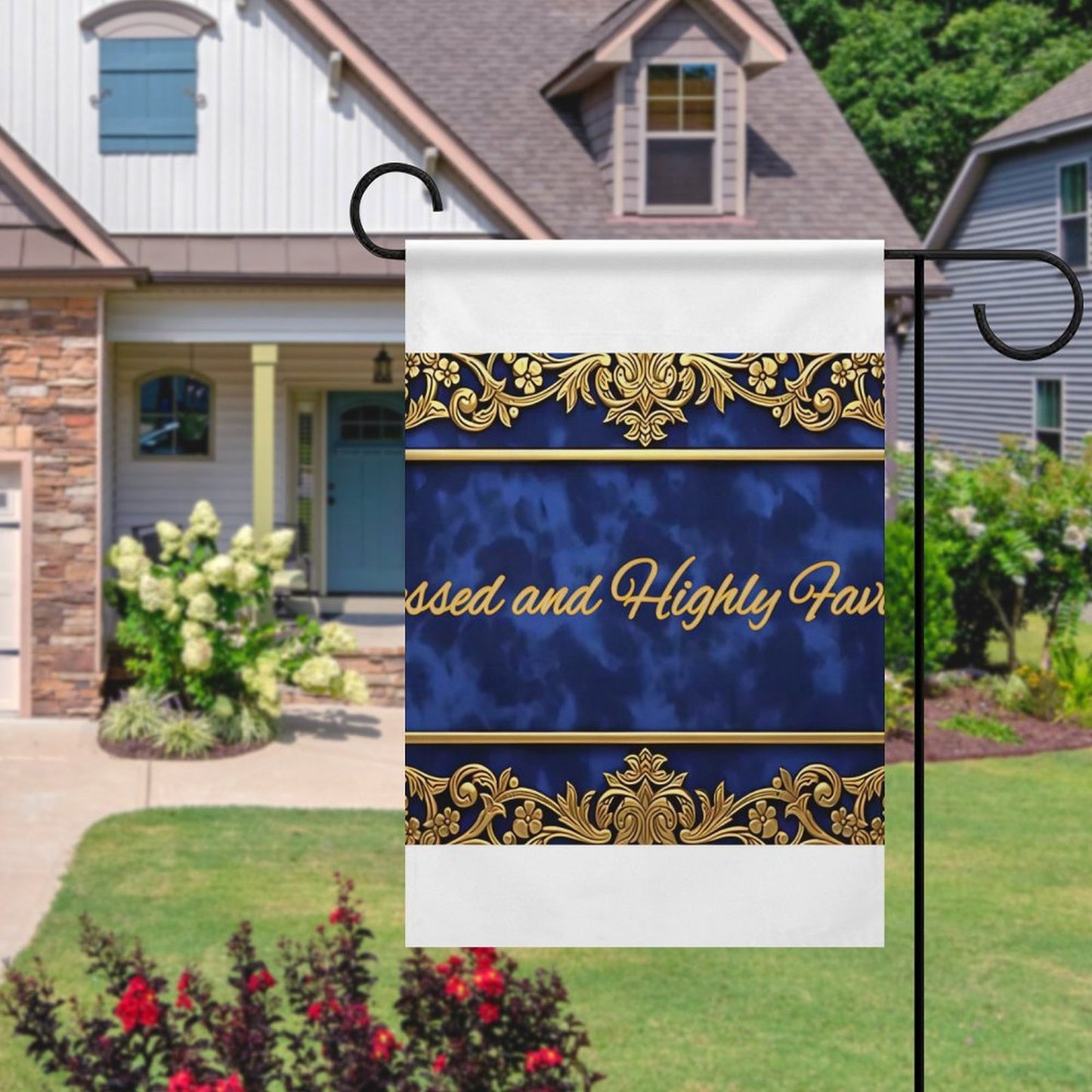 Garden Flag (2 Pics on 2 Sides)-12"x18"
