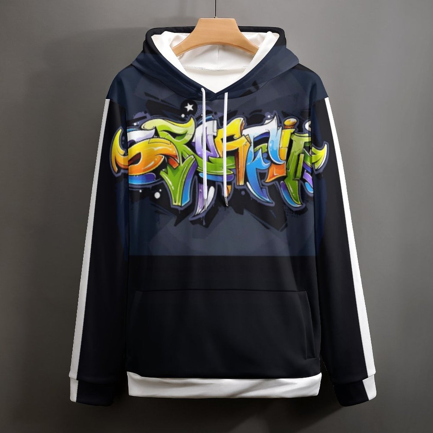 COLORFUL GRAFFITI Hoodie for Men-SMALL-3XL