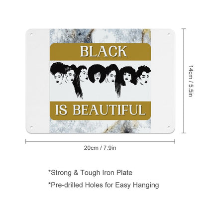Horizontal Personalized Metal Wall Art Tin Sign-5.5"x7.9"/14x20cm