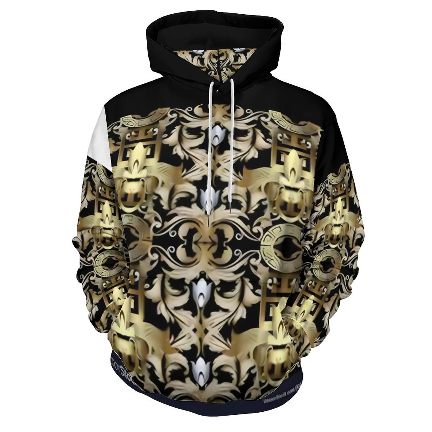 230gsm Men's Personalized Hoodie with Double-layer Cap (All-Over Printing)