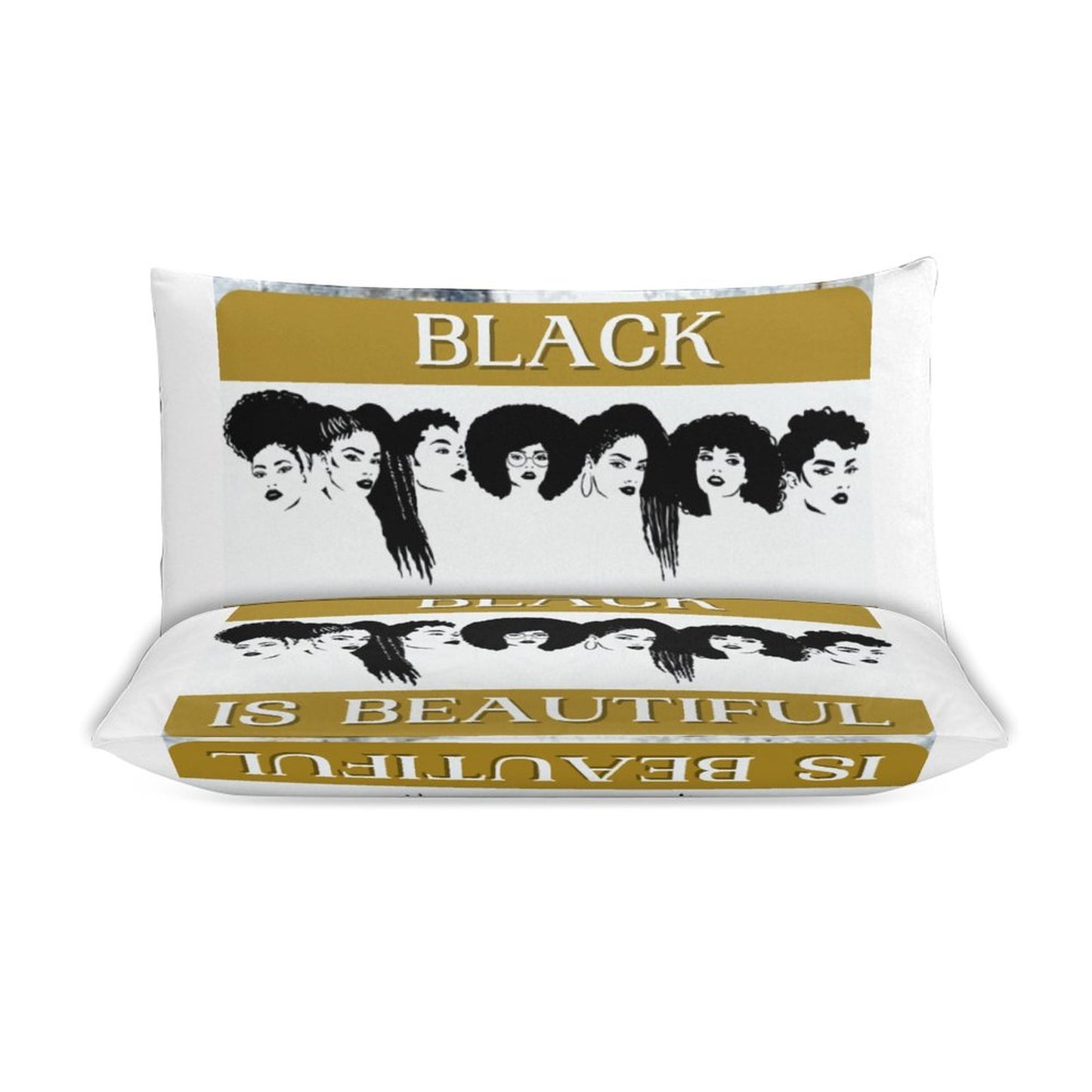 3-Piece Bedding Set-86"×70"/ 218×177cm (Dual-sidede Printing)