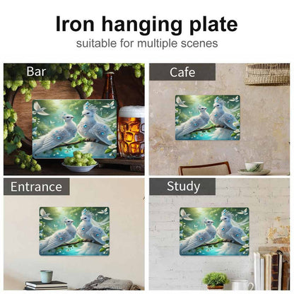 Horizontal Personalized Metal Wall Art Tin Sign-5.5"x7.9"/14x20cm