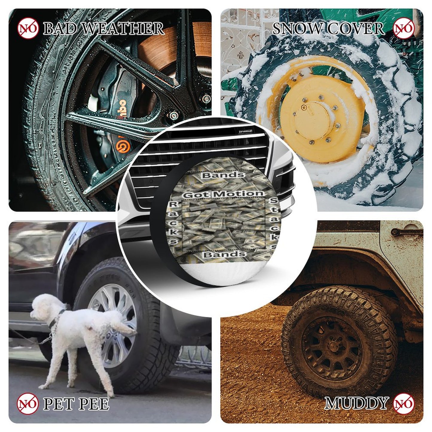 Oxford Cloth Tire Cover